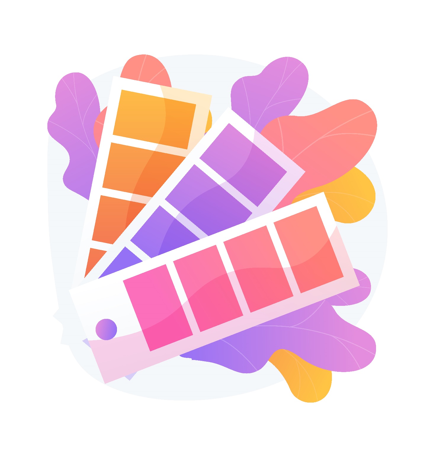 paleta de colores diseño post en instagram